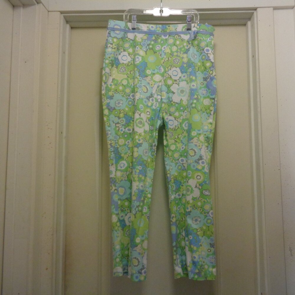 FLOWER GARDEN PRETTY CAPRIS GIRL PANTS BY SIGRED OLSEN 10